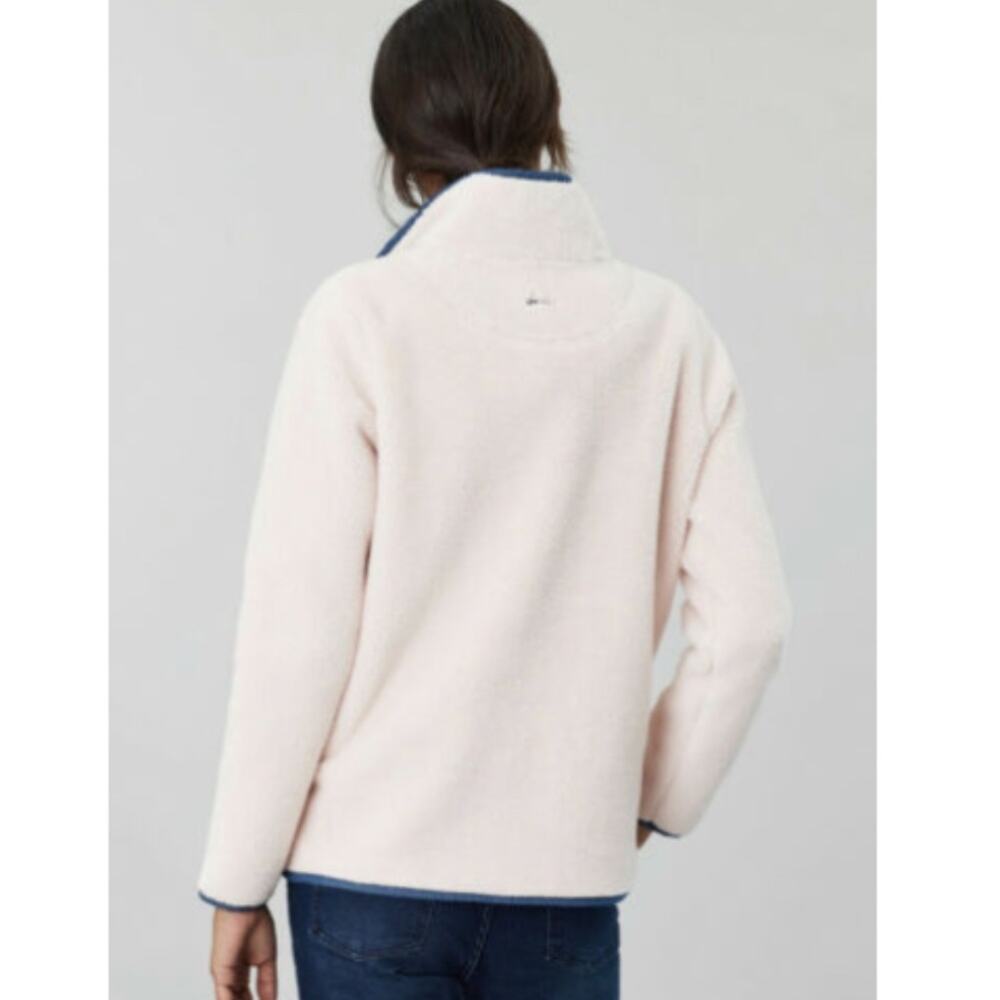 NWT Joules Linley Ice Pink 1/2 Zip Fleece Pullover - Size 14 US - Picture 4 of 10
